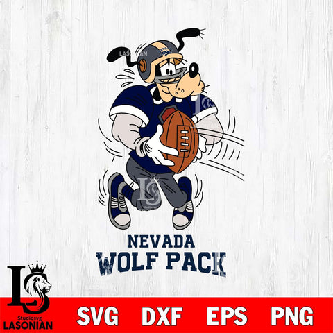 Nevada Wolf Pack Goofy Sport Football SVG DXF EPS PNG FILE,NCAA svg ,Football Digital Download,Instant Download, Silhouette