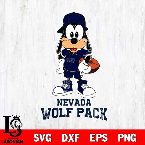 Nevada Wolf Pack Goofy rugby SVG DXF EPS PNG FILE,NCAA svg ,Football Digital Download,Instant Download, Silhouette