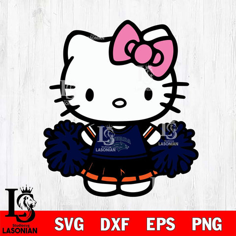 Nevada Wolf Pack Hello Kitty Cheerleader 2 Svg Eps Dxf Png File, Digital Download, Instant Download