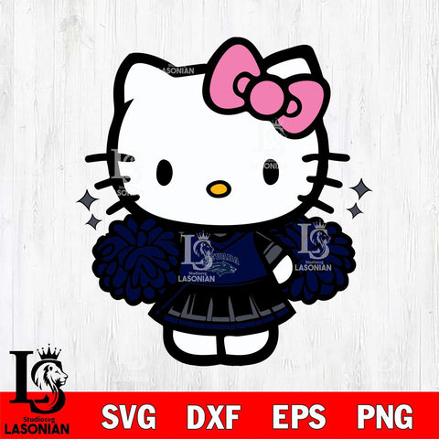 Nevada Wolf Pack Hello Kitty Cheerleader Svg Eps Dxf Png File, Digital Download, Instant Download