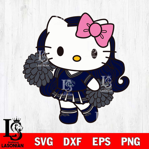 Nevada Wolf Pack Hello Kitty Cheerleader 7 Svg Eps Dxf Png File, Digital Download, Instant Download