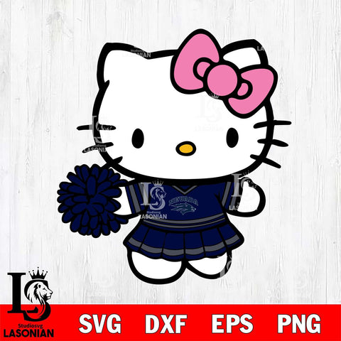 Nevada Wolf Pack Hello Kitty Cheerleader 8 Svg Eps Dxf Png File, Digital Download, Instant Download