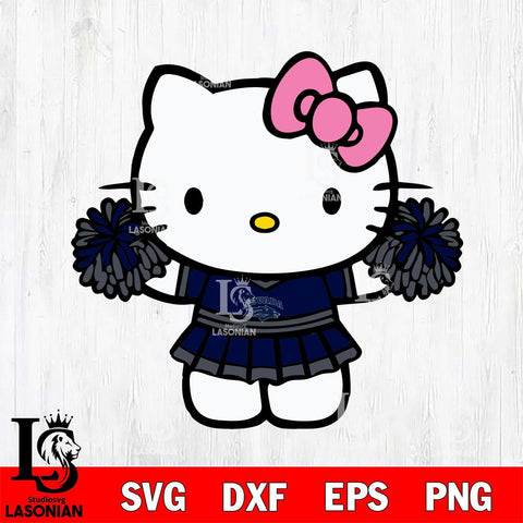 Nevada Wolf Pack Hello Kitty Cheerleader 9 Svg Eps Dxf Png File, Digital Download, Instant Download