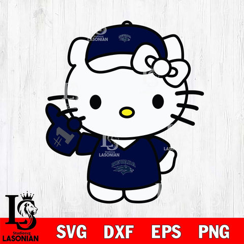 Nevada Wolf Pack Hello Kitty sport 5 Svg Eps Dxf Png File, NCAA svg, Digital Download, Instant Download