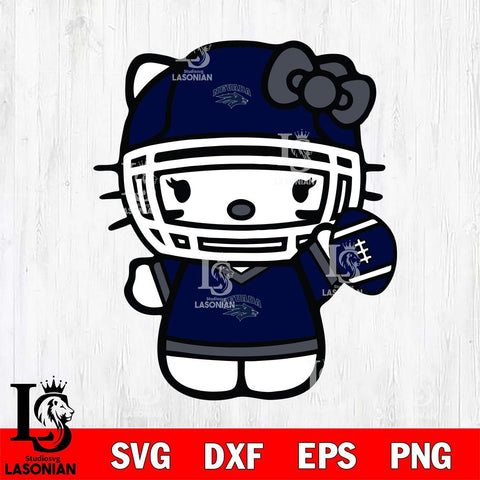 Nevada Wolf Pack Hello Kitty sport 6 Svg Eps Dxf Png File, NCAA svg, Digital Download, Instant Download