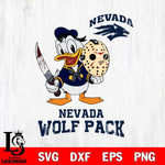 Nevada Wolf Pack Jason Voorhees 12 Svg Eps Dxf Png File, Digital Download