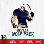 Nevada Wolf Pack Jason Voorhees Svg Eps Dxf Png File, Digital Download