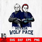 Nevada Wolf Pack Jason Voorhees 8 Svg Eps Dxf Png File, Digital Download