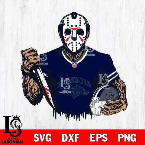 Nevada Wolf Pack Jason Voorhees Horror 5 Svg Eps Dxf Png File, NCAA svg, Digital Download, Instant Download