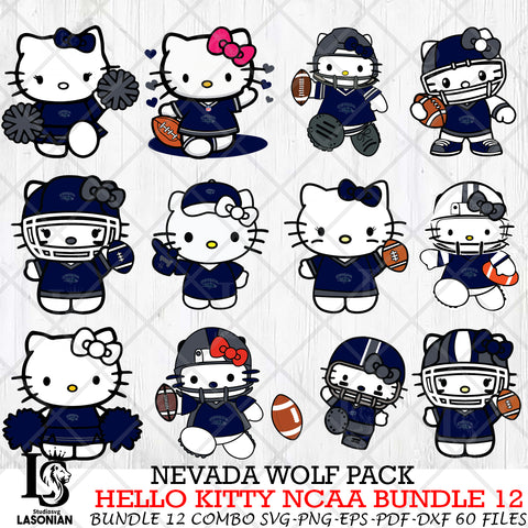 Nevada Wolf Pack NCAA Bundle 12 Svg Eps Dxf Png File, NCAA svg, Digital Download, Instant Download