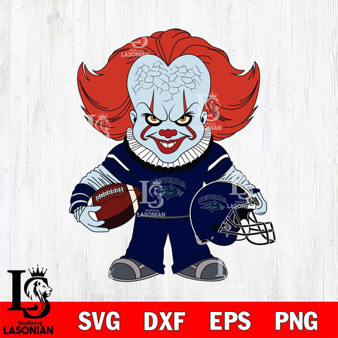 Nevada Wolf Pack Pennywise Horror Sport Svg Eps Dxf Png File, Digital Download