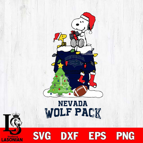 Nevada Wolf Pack Snoopy Sport 11 Svg Eps Dxf Png File, Digital Download