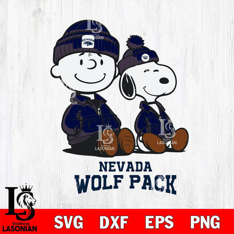 Nevada Wolf Pack Snoopy Sport 6 Svg Eps Dxf Png File, Digital Download