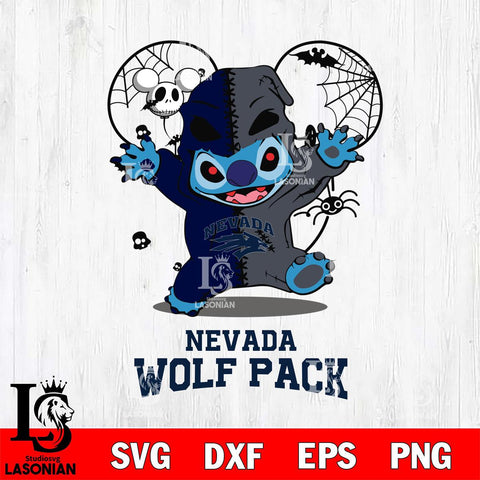 Nevada Wolf Pack Stitch Horror Halloween 2 Svg Eps Dxf Png File, Digital Download, Instant Download