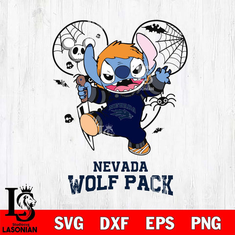 Nevada Wolf Pack Stitch Michael Halloween Svg Eps Dxf Png File, Digital Download, Instant Download