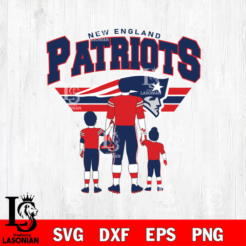 Best dad ever New England Patriots SVG DXF EPS PNG FILE, File Cut, Digital Download,Instant Download, Silhouette, Cricut