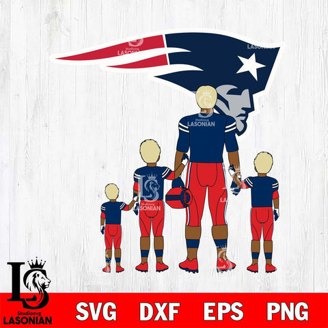 New England Patriots Best Dad Ever , father day , DAD NFL Svg Eps Dxf Png File, Digital Download, Instant Download