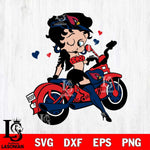 New England Patriots Betty Boop And Badass Motor Svg Eps Dxf Png File, Digital Download, Instant Download