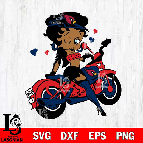 New England Patriots Betty Boop And Badass Motor SVG Svg Eps Dxf Png File, Digital Download, Instant Download