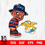 New England Patriots Freddy Krueger Piss On Miami Dolphins Svg Eps Dxf Png File, Digital Download, Instant Download