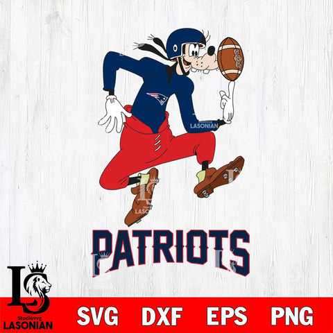 New England Patriots Goofy Circus Football SVG DXF EPS PNG FILE,NFL Cricut ,Football Digital Download,Instant Download, Silhouette