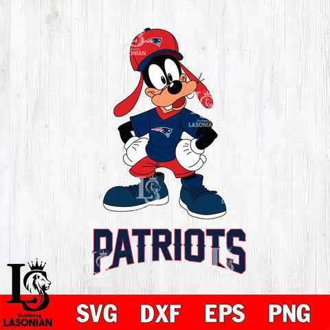 New England Patriots Goofy Football Cricut, NFL SVG DXF EPS PNG FILE, Digital Download,Instant Download, Silhouette