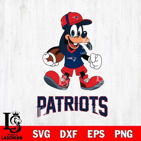 New England Patriots Goofy Football Player SVG DXF EPS PNG FILE,NFL Cricut ,Football Digital Download,Instant Download, Silhouette