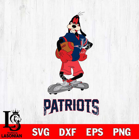 New England Patriots Goofy Player SVG DXF EPS PNG FILE,NFL Cricut ,Football Digital Download,Instant Download, Silhouette