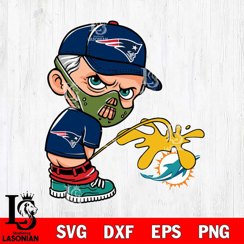 New England Patriots Hannibal Lecter Piss On Miami Dolphins Svg Eps Dxf Png File, Digital Download, Instant Download