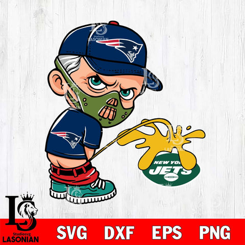 New England Patriots Hannibal Lecter Piss On New York Jets Svg Eps Dxf Png File, Digital Download, Instant Download