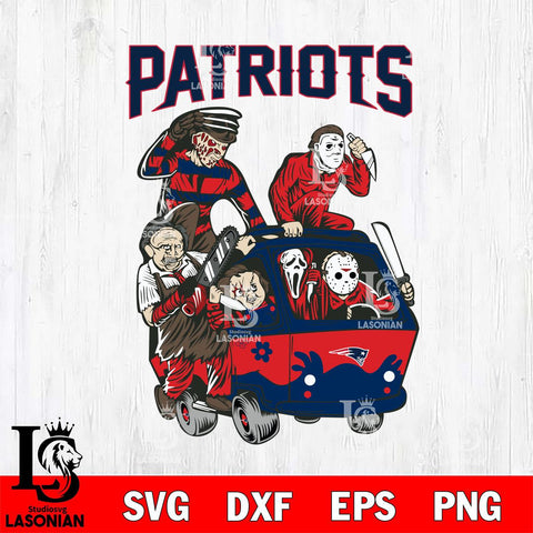 New England Patriots Jason Voorhees Horror 10 Svg Eps Dxf Png File, NFL svg, Digital Download, Instant Download