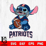 New England Patriots Lilo and stitch Football SVG DXF EPS PNG FILE, Stitch File Cut,NFL Digital Download,Instant Download, Silhouette