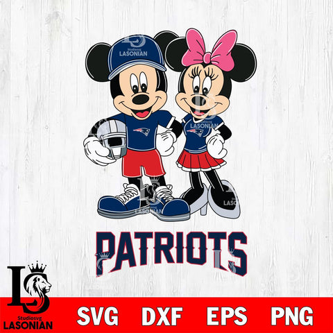 New England Patriots Mickey Minnie Mouse Helmet Svg Eps Dxf Png File, Bundle NFl svg , File Cut , Digital Download , Instant Download, Laser Cut Svg Files