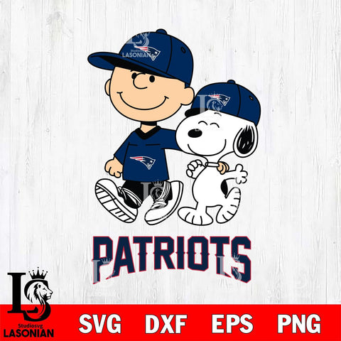 New England Patriots Peanuts Snoopy Friends SVG DXF EPS PNG FILE,Snoopy File Cut, Nfl Digital Download,Instant Download, Silhouette