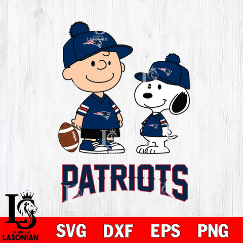 New England Patriots Peanuts Snoopy Friends Football SVG DXF EPS PNG FILE,Snoopy File Cut, Nfl Digital Download,Instant Download, Silhouette