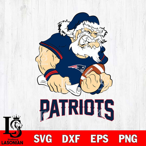 New England Patriots Santa Claus Angry Svg Eps Dxf Png File,NFL Svg Files,Digital Download,Sublimation,Instant Download