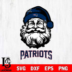 New England Patriots Santa Claus Christmas Svg Eps Dxf Png File,NFL Svg Files,Digital Download,Sublimation,Instant Download