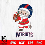 New England Patriots Santa Claus Cute Svg Eps Dxf Png File,NFL Svg Files,Digital Download,Sublimation,Instant Download