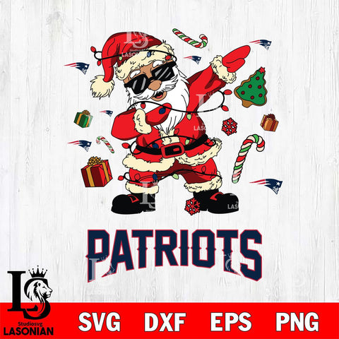 New England Patriots Santa Claus Football Svg Eps Dxf Png File,NFL Svg Files,Digital Download,Sublimation,Instant Download