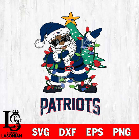 New England Patriots Santa Claus Ugly Christmas Svg Eps Dxf Png File,NFL Svg Files,Digital Download,Sublimation,Instant Download