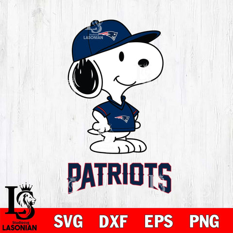 New England Patriots Snoopy Football sport SVG DXF EPS PNG FILE,Snoopy File Cut, Nfl Digital Download,Instant Download, Silhouette