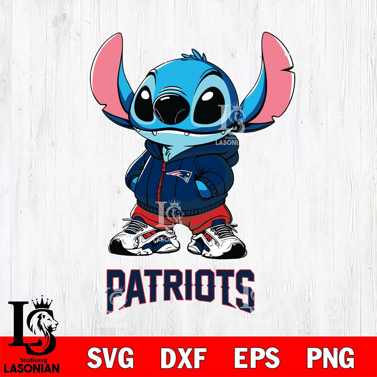 New England Patriots Stitch Disney NFL – lasoniansvg