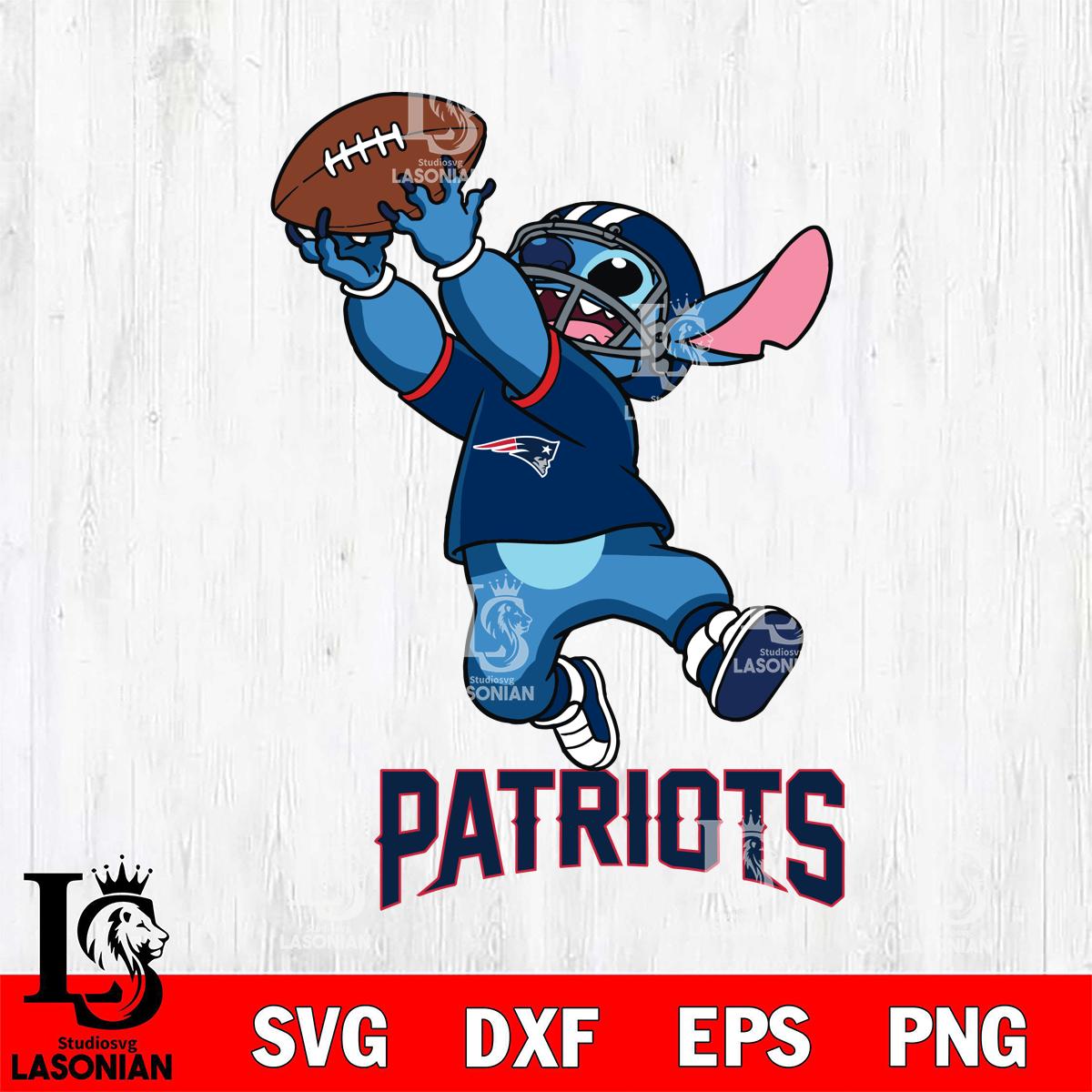 New England Patriots Stitch Rugby Ball – lasoniansvg