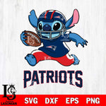 New England Patriots Stitch Run Football SVG DXF EPS PNG FILE, Stitch File Cut,NFL Digital Download,Instant Download, Silhouette