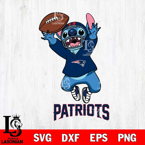 New England Patriots Stitch Sport Football SVG DXF EPS PNG FILE, Stitch File Cut,NFL Digital Download,Instant Download, Silhouette
