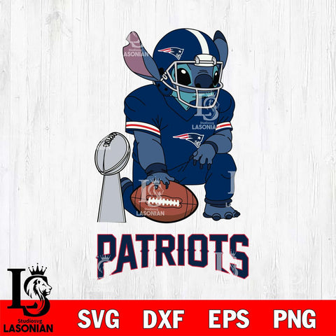 New England Patriots Stitch Vince Lombardi Trophy SVG DXF EPS PNG FILE, NFL File Cut, Digital Download,Instant Download, Silhouette, Cricut