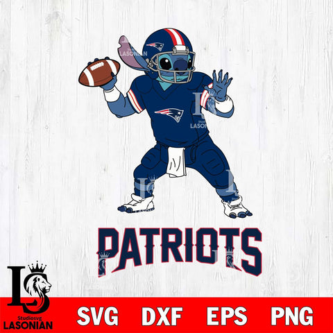 New England Patriots Stitch throw the ball SVG DXF EPS PNG FILE, NFL File Cut, Digital Download,Instant Download, Silhouette, Cricut