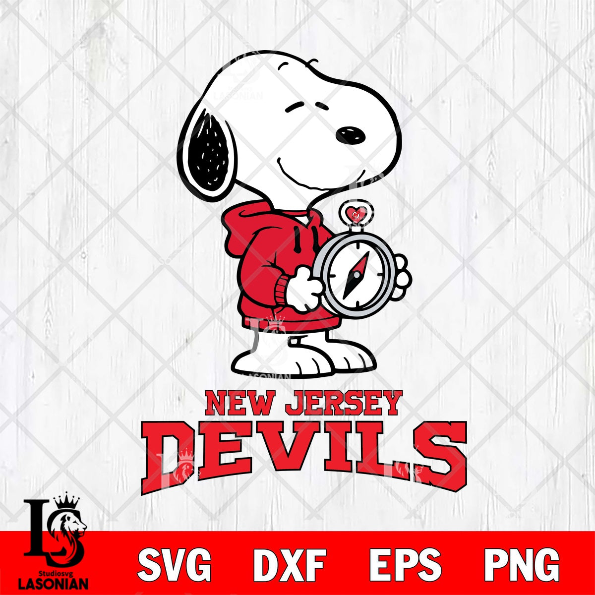 New Jersey Devils Snoopy Holding Compass File cut , Criucut ...