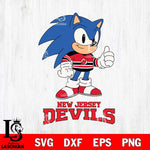 New Jersey Devils Sonic like NHL Hockey SVG DXF EPS PNG FILE,NHL File Cut,Disney Digital Download,Instant Download, Silhouette