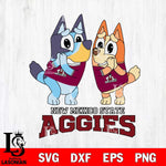 New Mexico State Aggies Bluey & Bingo 5 Svg Eps Dxf Png File, NCAA svg, Digital Download, Instant Download